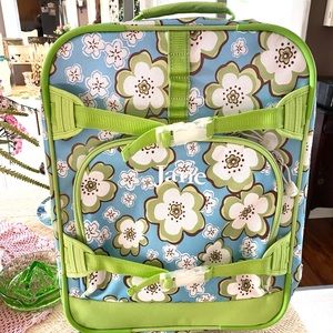 NWT Kids Pottery Barn Rolling Luggage “JANE”